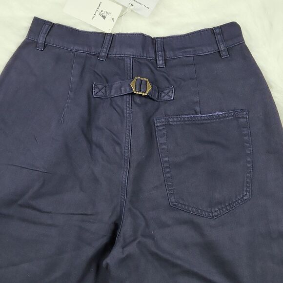 Free People -157 Sandrine Rose Relaxed Fit Ankle Jeans in French Worker Size 29 - Picture 6 of 12